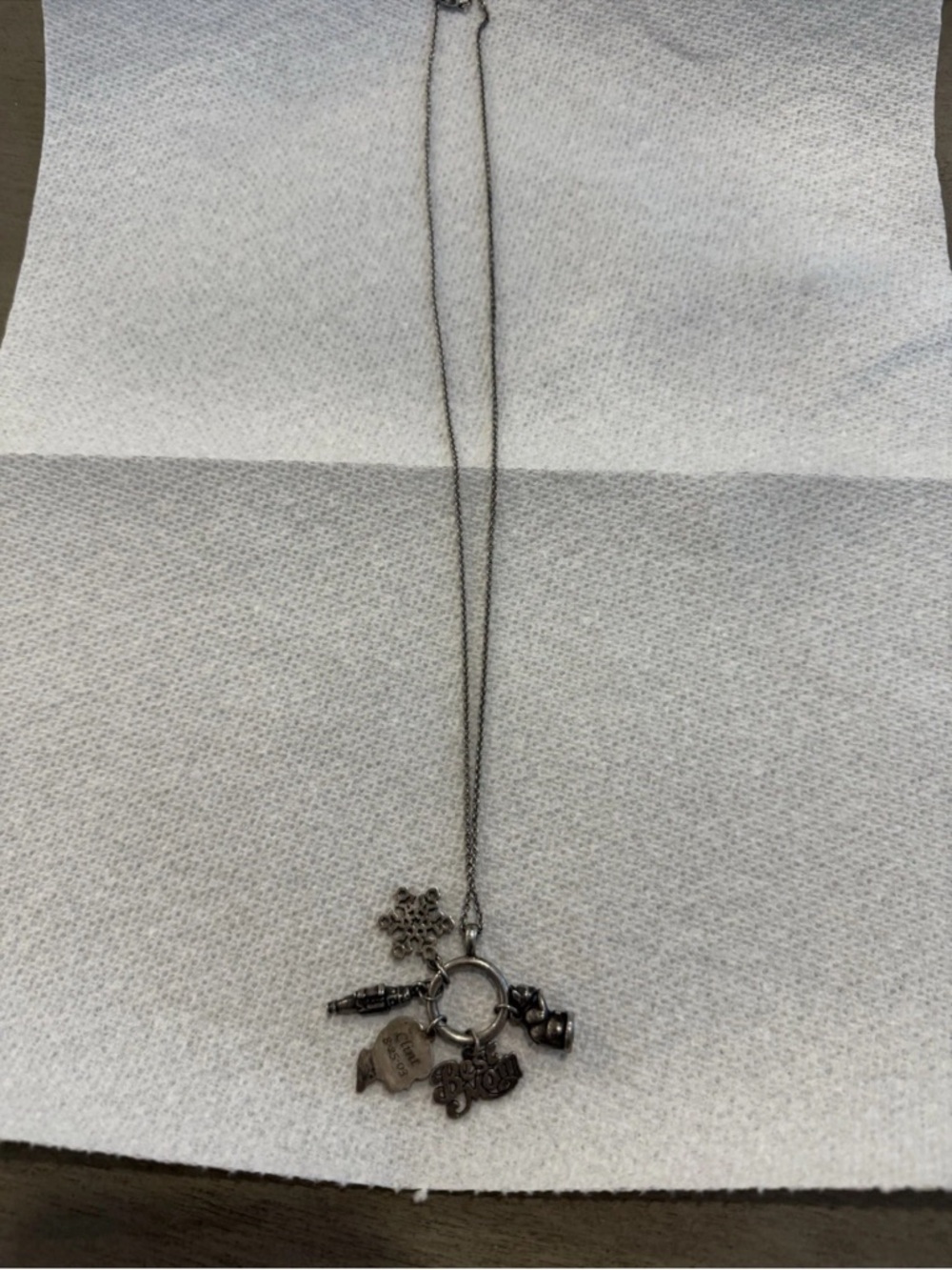 James Avery Retired Sterling And 5 chain pendant James Avery